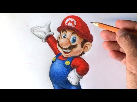 How to draw Super Mario 3D [Nintendo] Drawing Tutorial