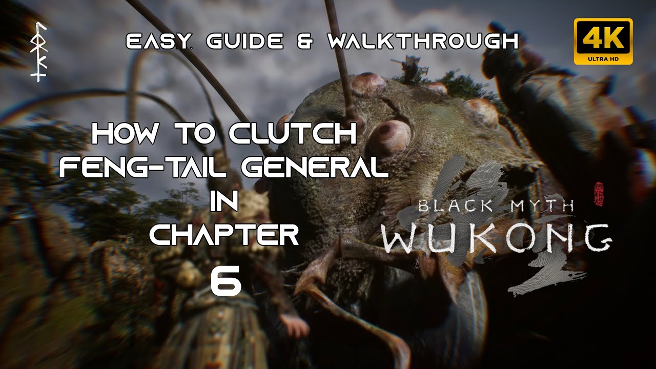 How to Clutch Feng-Tail General in Chapter 6 | Black Myth: Wukong | PS5 | 4K