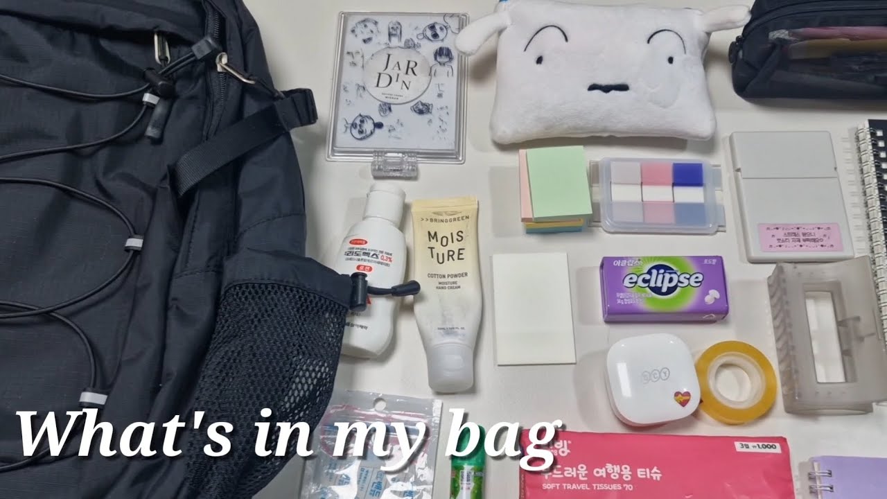 What's in my bag ?  || 새학기 | 파우치 소개 | 찐템 소개 | 중학생 