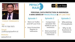 Personal Data Protection in Indonesia with Yudha Triarianto Part 1/3