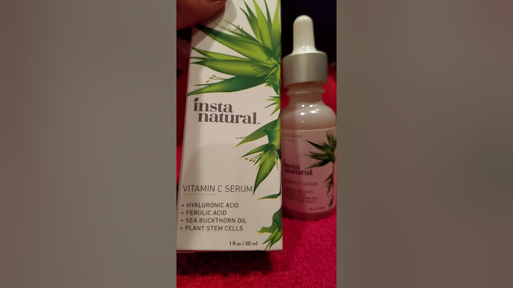 Instant natural vitamin a serum review