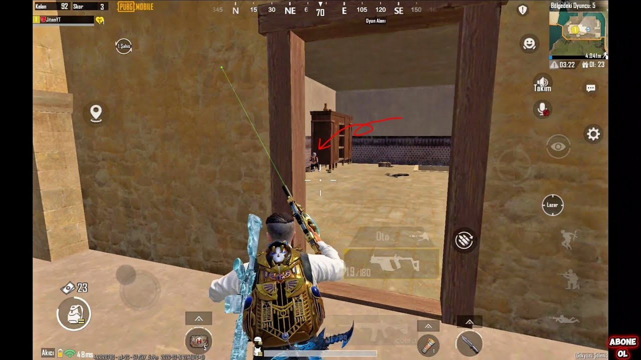 NE YAPTI ETTİ CANLANMA KARTINI ALDIRMADI 😡😤#pubgmobile 