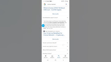 Does Metamask support Cronos ?