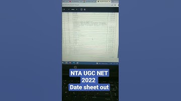 NET Exam phase 3, Date Sheet out #officialnotice #ntaugcnet2022 #short #shortvideo