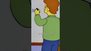 Bart’s embarrassment at not being able to read cursive #thesimpsons #simpsons #cartoon