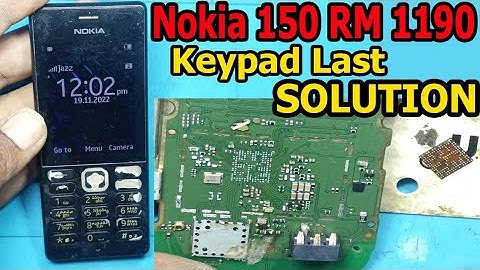 Nokia 150 keypad problem solution || Nokia rm 1190 keypad problem