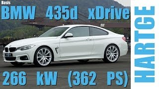 BMW 435d F32 Test Drive with HARTGE Engine Upgrade 80 - 200 km/h