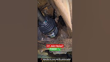 Toyota corolla cv joint noise fixed replacement guide #automotive #DIY #mechanic