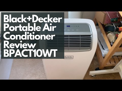 Black and Decker BPACT10WT Portable Air Conditioner, 10,000 BTU, Unbox,  Product 360, Product Demo - YouTube