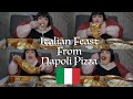 Italian Feast From Napoli Pizza Mukbang with Q& A