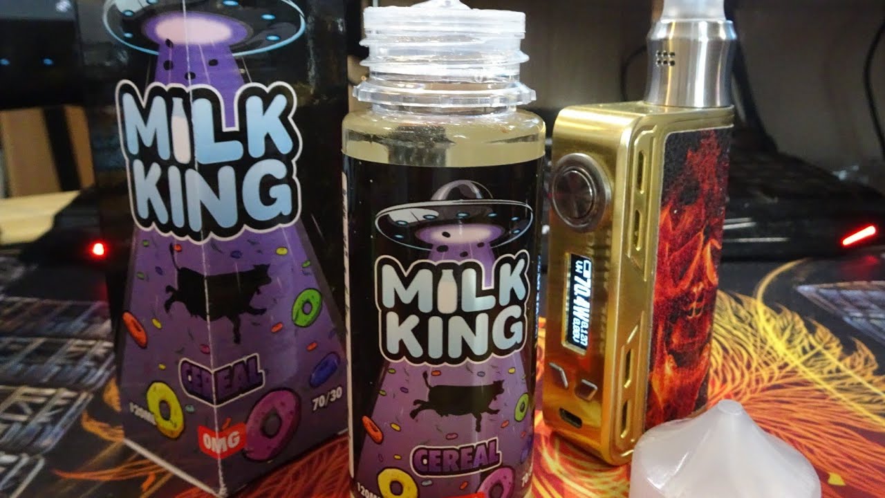 Drip More's Milk King Cereal ejuice review YouTube