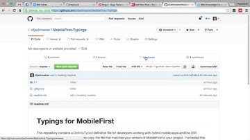 MobileFirst DefinitelyTyped project demo