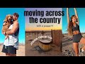 COUPLE'S CROSS COUNTRY ROADTRIP (moving with a new puppy!!!)