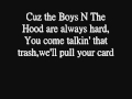 Boyz N The Hood - Eazy E - Lyrics