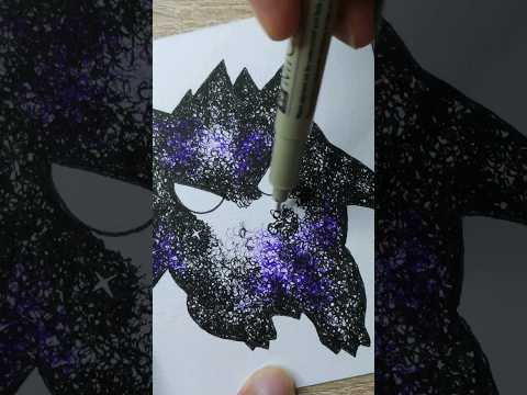 Drawing Gengar   shorts pokemon