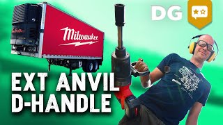 Extended Anvil! Can a 1' Milwaukee DHandle Impact Bust 100 Nuts w/ 1 Battery?