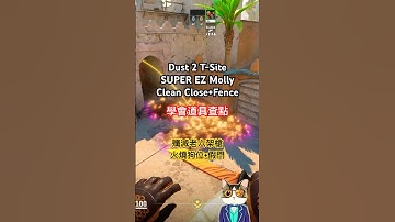 CS2 Dust2 | T方B通進攻火燒狗位+假門 #CS2 #Dust2 #B通 #狗位 #假門 #戰術火 #CS2Nades #FPS #CSGO2 #短片教學