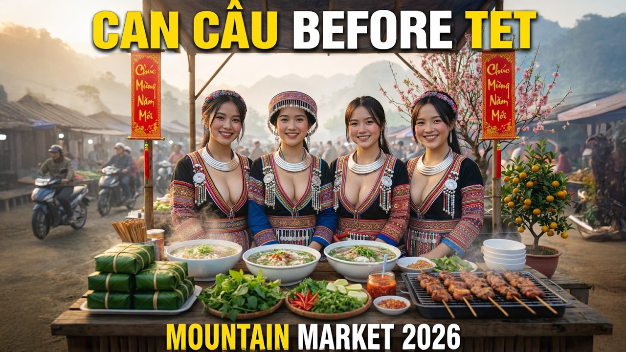 Можно ли посетить рынок Кау до Тет? Самый оживленный высокогорный рынок Северного Вьетнама