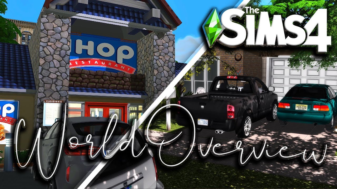 I created the most REALISTIC WORLD in The Sims 4 | IHOP, Walmart ...