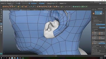 3 How to Retopolize Human Head in Maya (Ear & Neck) Part 3