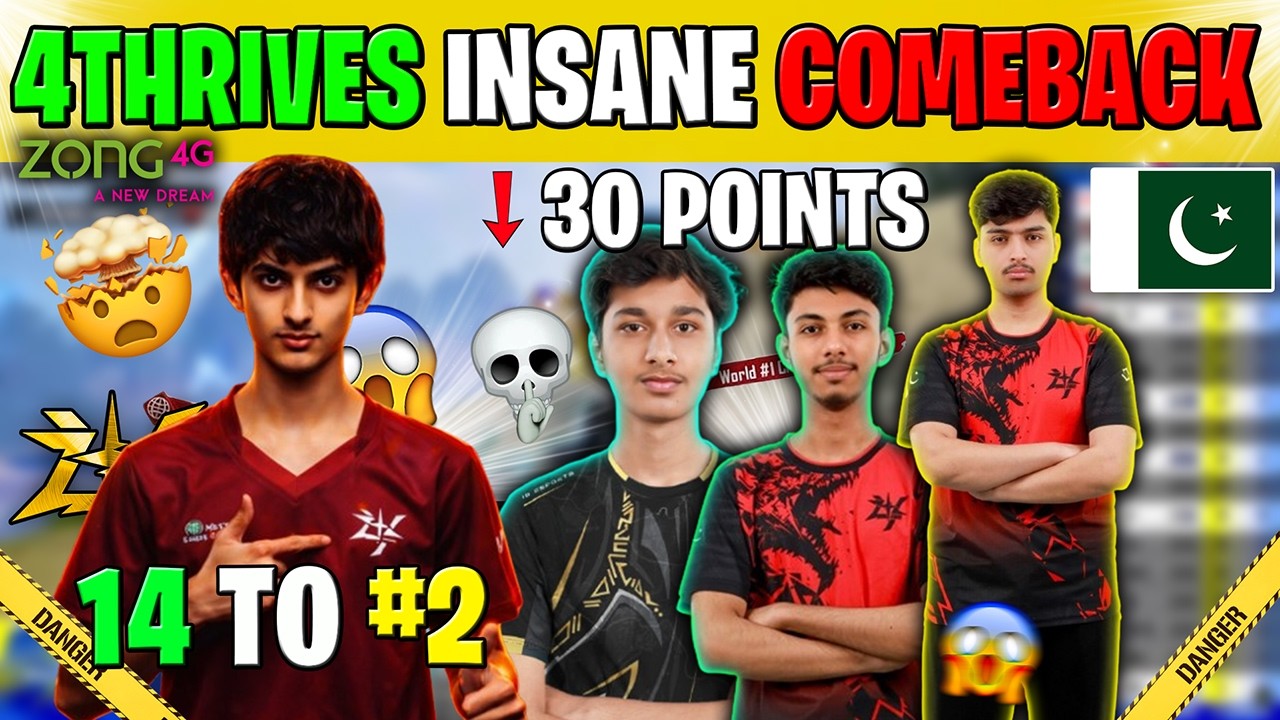 [ДЕНЬ 1] 4THRIVES: БЕЗУМНЫЙ ВОЗВРАЩЕНИЕ 😱 | 3-й МАТЧ: 30 ОЧКОВ 💀 | БЕЗУМНЫЕ БОИ - ОСНОВНЫЕ МОМЕНТ...