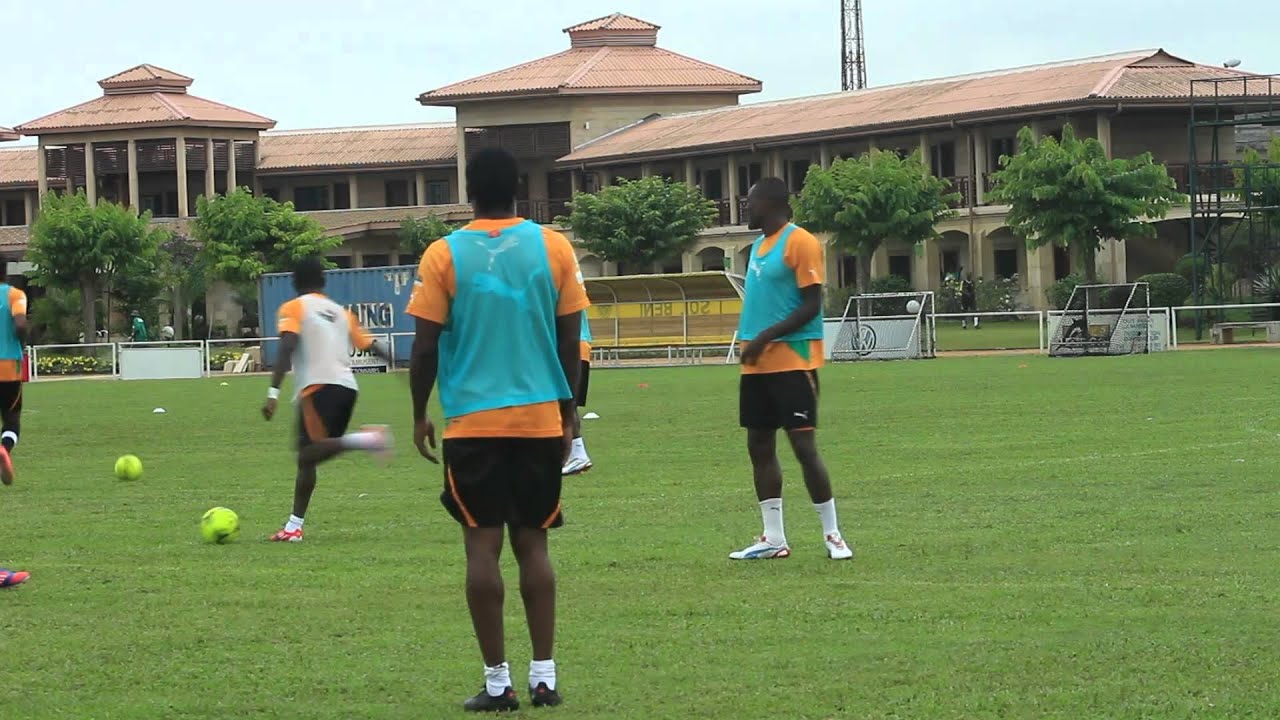 Ivory Coast national side training / Cote d'Ivoire seance d'entrainement