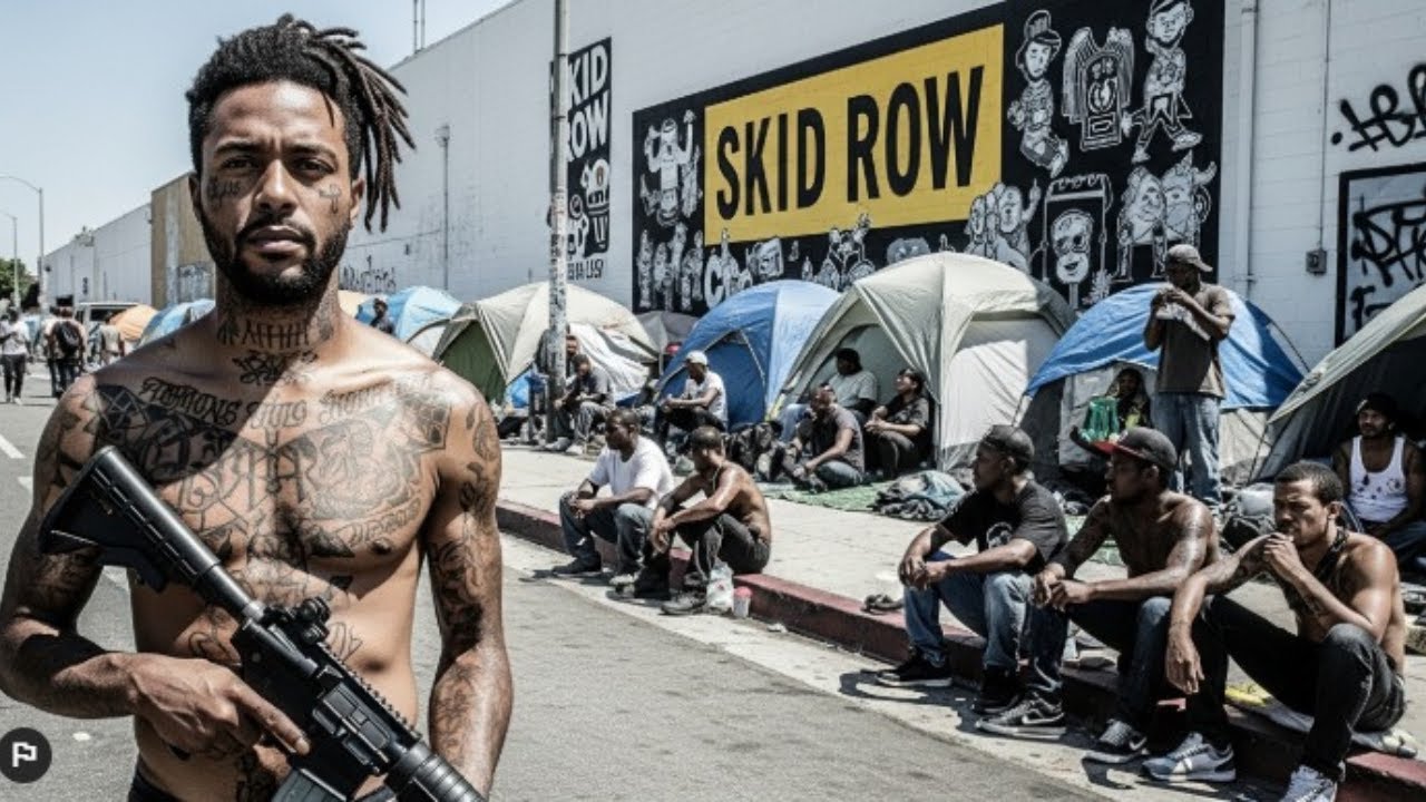 Skid Row Los Angeles: Inside Downtown LA Where Crime Is 9,000 Per 100k and 5 People Die DAILY