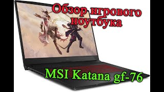 Нужен игровой ноутбук по приемлемой цене? Обзор MSI Katana gf-76 для любителей поиграть!