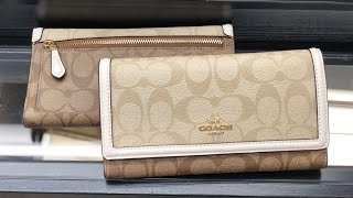 Trifold Wallet In Signature Canvas 