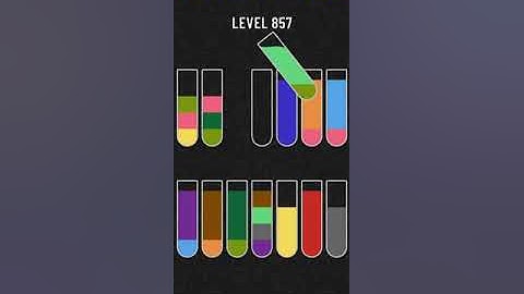 water sort puzzle - level 857