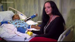 EXCLUSIVE: Mom speaks out after 4-year-old badly injured in crash