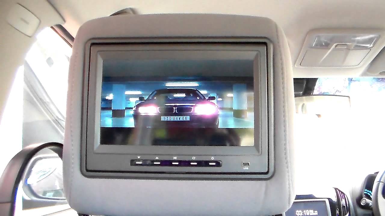 HOLDEN REAR MOUNTED HEAD REST DVD PLAYER - YouTube