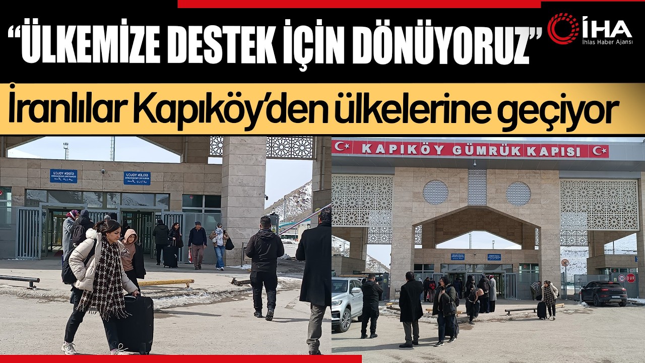 İranlılar Ülkelerine Dönüş Yolunda: Kapıköy’de Dikkat Çeken Hareketlilik