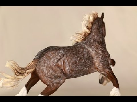 How To Paint A Roan Pencils Acrylic How To Customize Your Breyer Model Horse Youtube