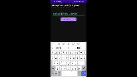 FIRE HYDRANT LOCATION MAPPING