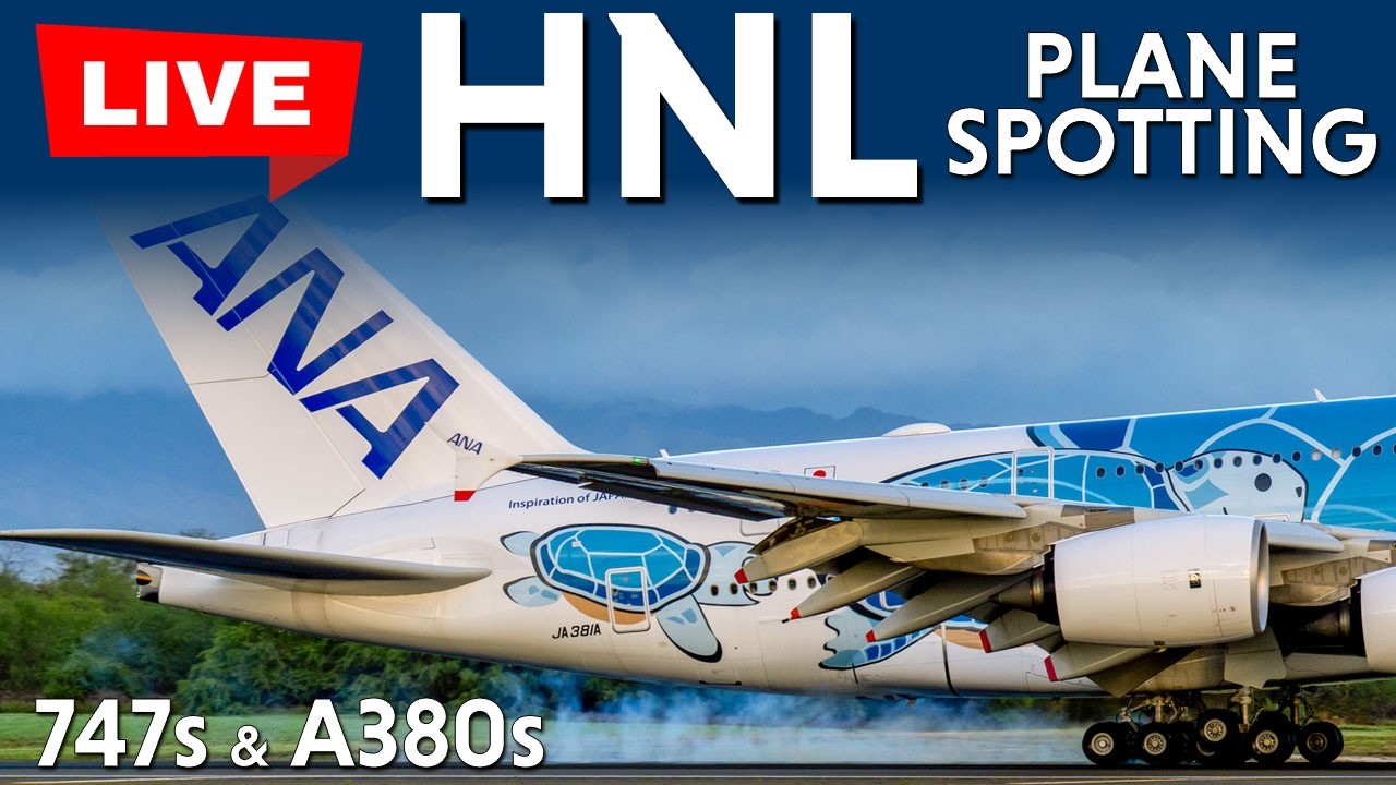 Arrivals and Departures at HNL/PHNL Honolulu Hawaii - Live Planespotting 3-3-2026