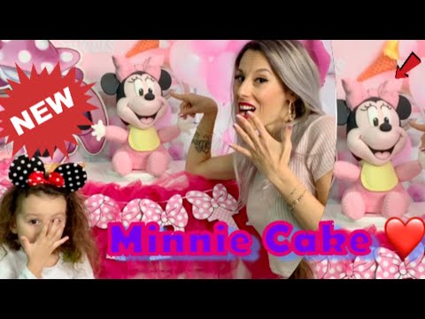 MINNIE CAKE 3 D UN ANNIVERSSAIRE DE REVE !!!