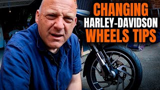 How To Remove & Install H-D Softail Front & Rear Wheels | Harley Davidson Wheel Removal Tips