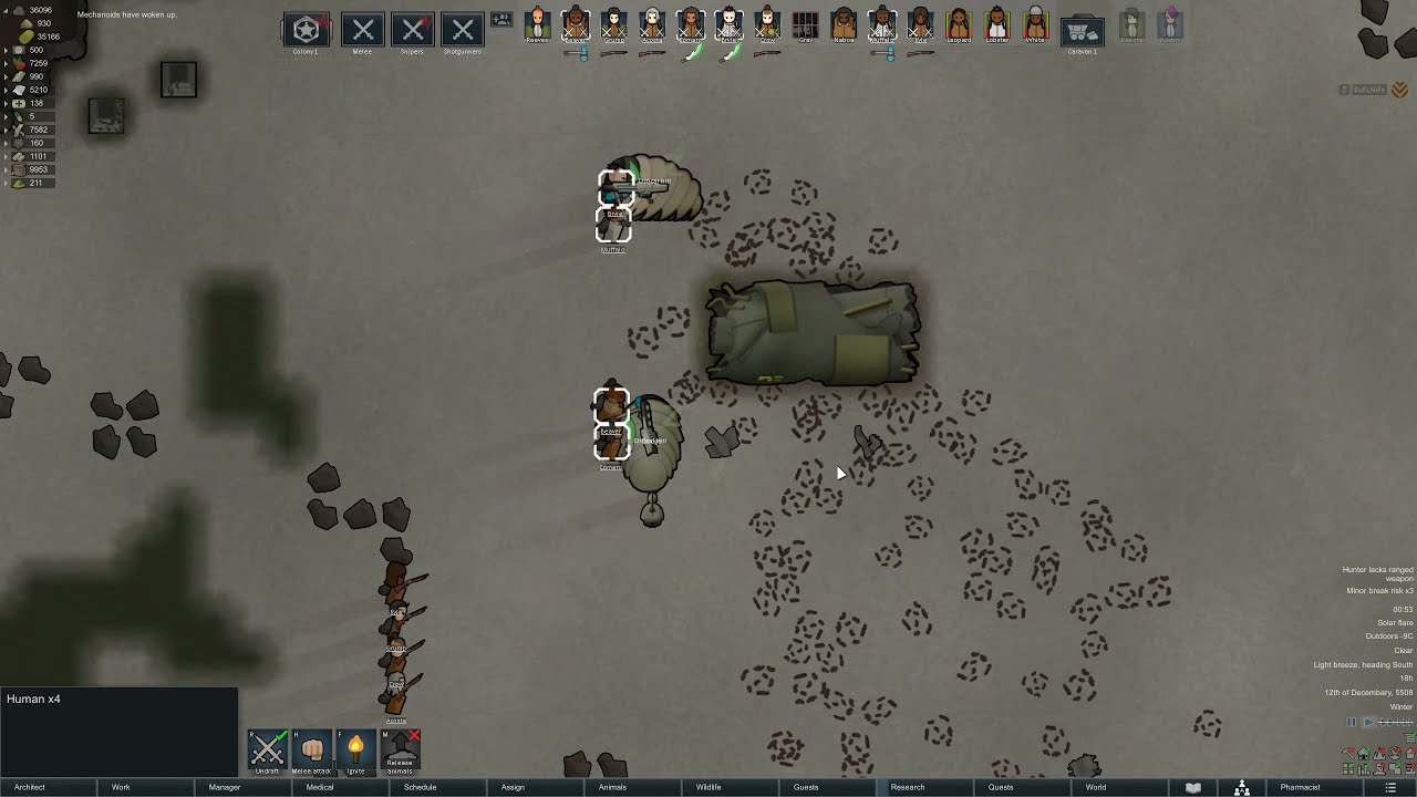 RimWorld | Defoliator Ship Elimination