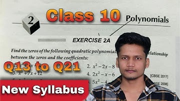 Class 10 Ex 2A Q13 TO Q21 Polynomials RS Aggarwal class 10 Chapter 2 2022 | CBSE ICSE Rajmith study