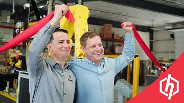 Hyperion Automation Robot Cuts Ribbon on New Facility