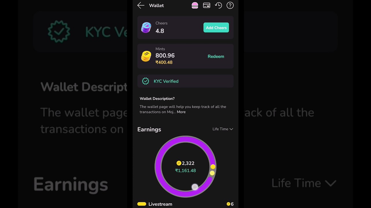 Moj earning💸💸💸