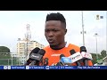 Aishi Manula akizungumza baada ya mchezo wa kirafiki wa mazoezi Taifa Stars vs Sudan Kusini