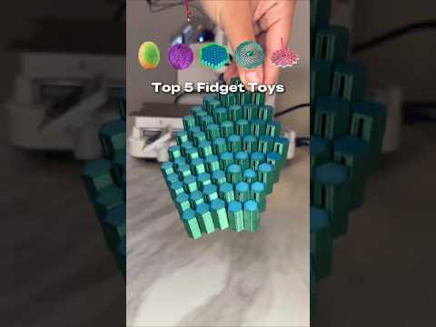 Top 5 Textured Fidget Toys ⭐#3dprinting #sparkxi7 #asmr