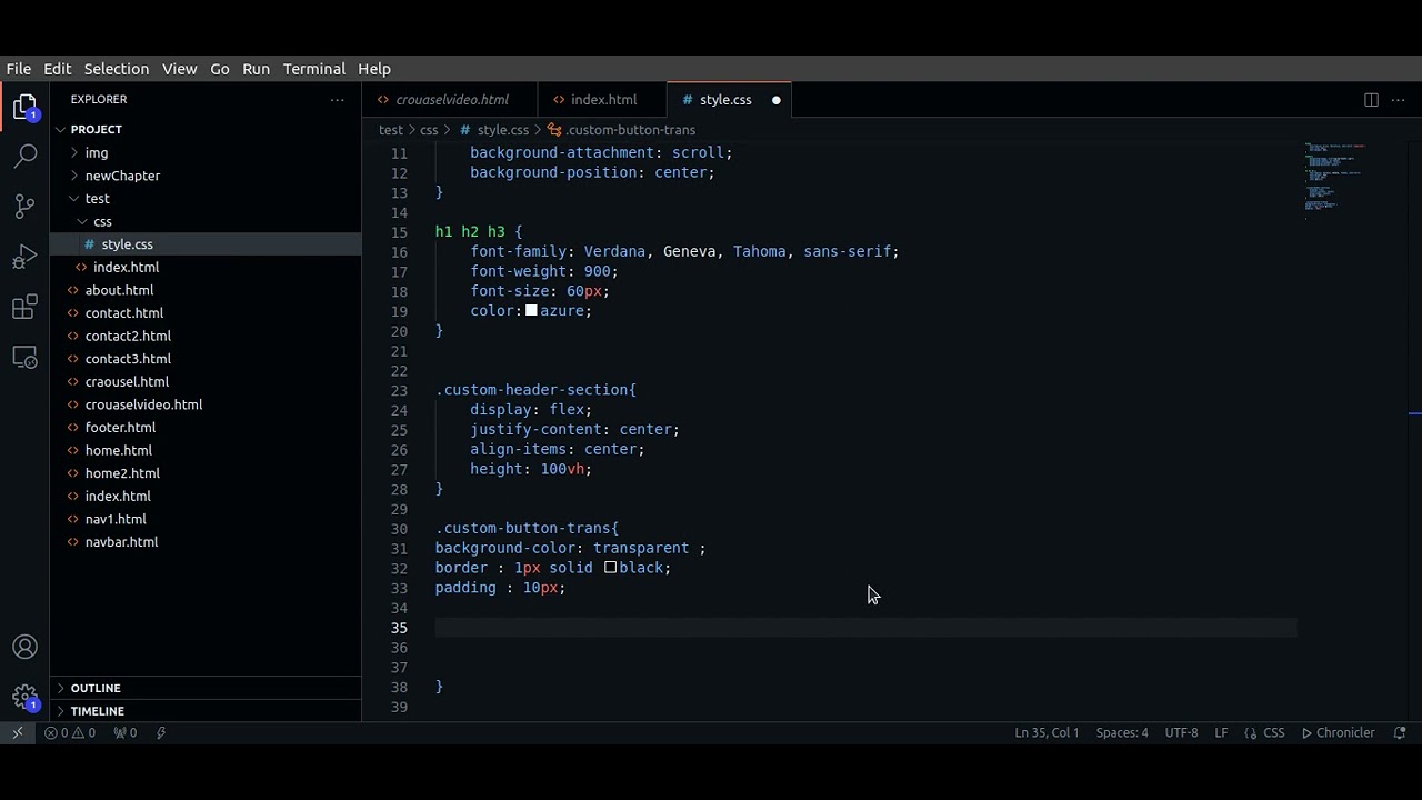 using css part 3 - YouTube