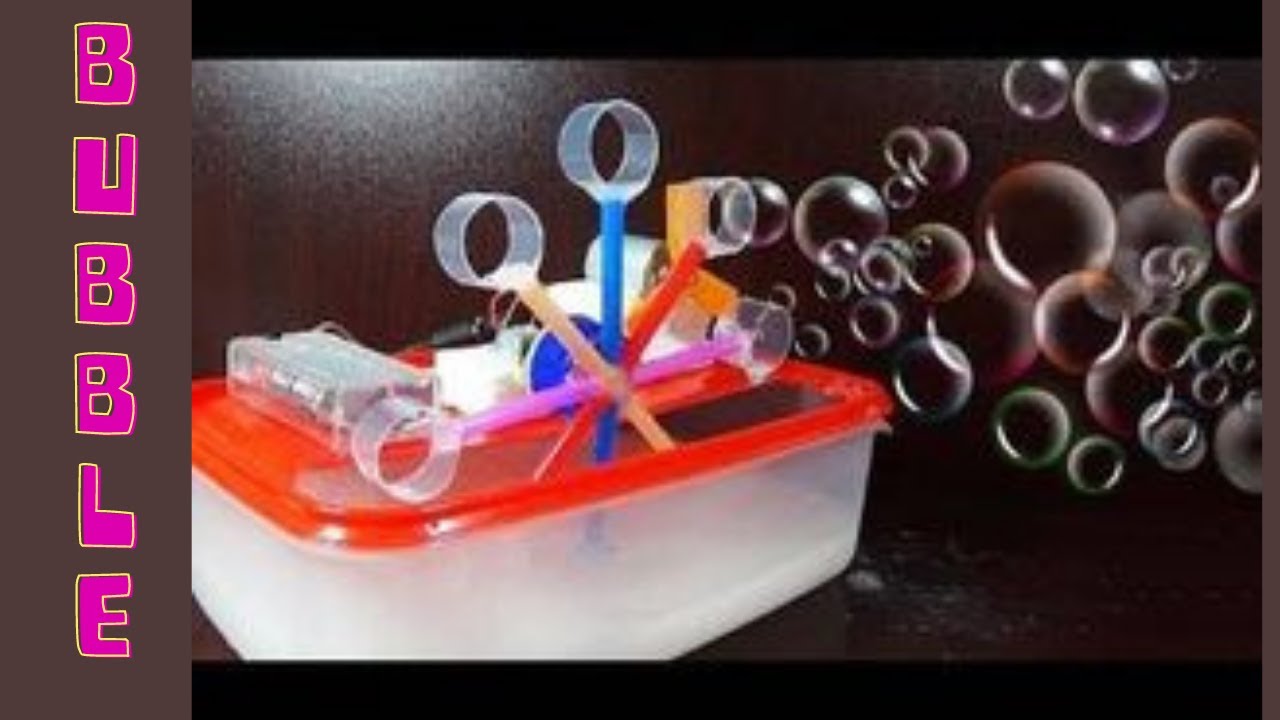 How To Make A Bubble Machine | Easy And Simple Steps | AT HOME
