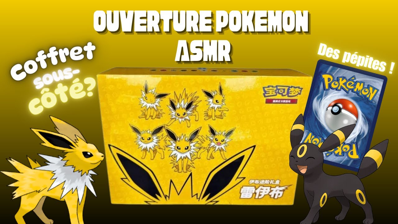 ASMR Pokémon ✨ On se détend avec le plus beau coffret premium, une DINGUERIE🤩