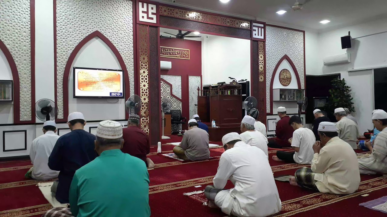 Doa selepas solat Isyak di surau Jumaat ar-Raudhah.. - YouTube