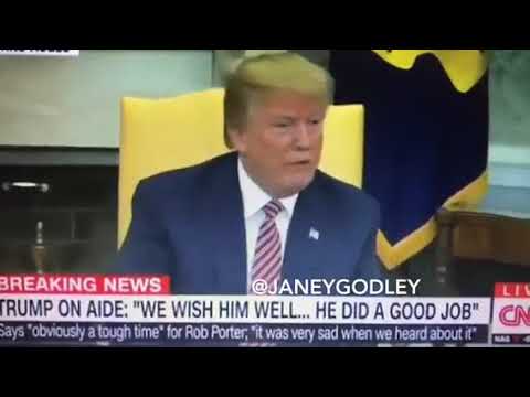 Trump talks domestic violence Rob porter