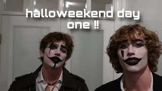 HALLOWEEKEND DAY ONE //GRWM &amp; also do vinnie and jordans makeup